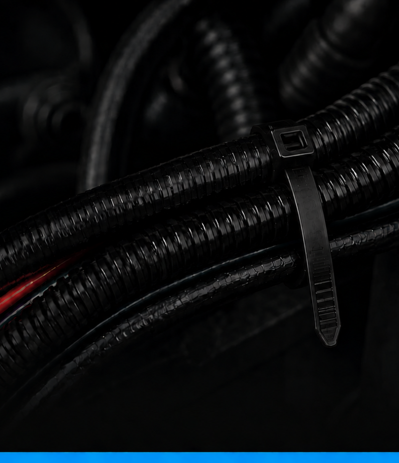 tycab-automotive-aerospace-cable-ties-1200x630 Automotive and aerospace cable ties — heat-stabilised PA66 wiring harness routing
